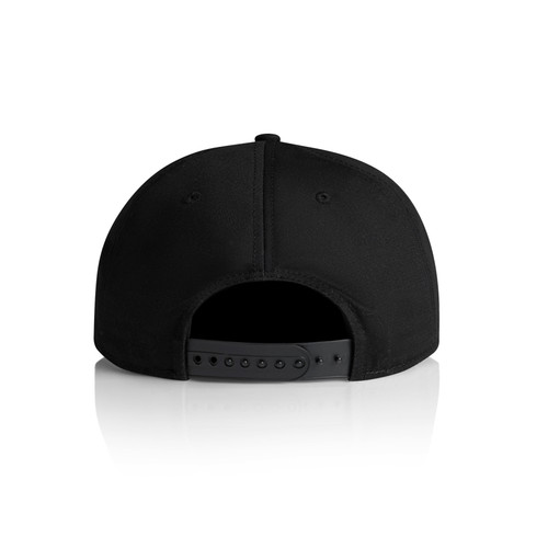 BLACK - BACK stock-7-panel-cap-black-back